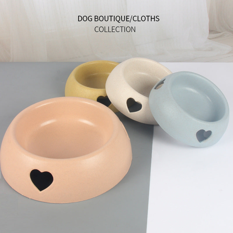 Ciotola per Cani e Gatti in Plastica con Design Love